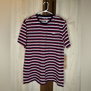 VSTR premium NWT stripe tee new size large men’s
